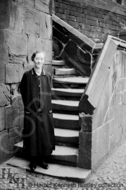 IMG_2388 female staff on steps harold kenneth hartley collection