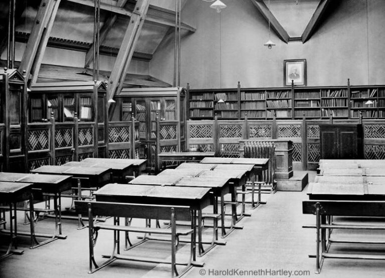 Attic library at the Manchester Grammar School